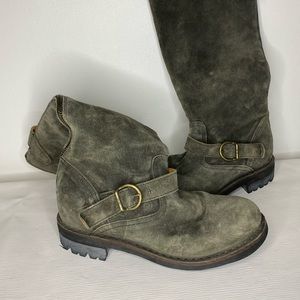 Fiorentini baker green boots